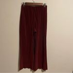 & Other Stories & other stories Ribbed Wide Leg Maroon Wine Pants- Size XS Photo 6