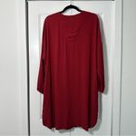 Madewell  Women’s Du Jour Red Long Sleeve V-Neck XL Photo 1