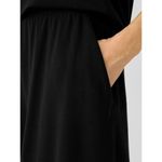 Eileen Fisher 404.  pleated light weight flowy black shorts size XXS Photo 2