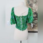 Free People  Back On Top in Green Size Small NWOT $98 Photo 3