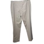 Brunello Cucinelli Cream Flat Front Pants Flaws Women's Sz. 12 Photo 2