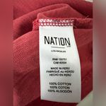 Nation Ltd  Puff Shoulder long sleeve Cotton Tee Shirt V neck XS Photo 3