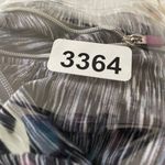 Athleta  Womens Heathered Grey Striped Quarter-Zip Pullover Athletic Top Womens S Photo 8