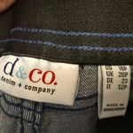 Floral Patterned Crop Blue Jeans Size 16P Photo 3