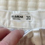 Pull & Bear White Long Length Cutoff Jean Shorts 6" Inseam Size 2 Photo 2