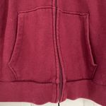 PINK - Victoria's Secret Pink by Victoria’s Secret hooded‎ sweatshirt full zip in maroon hoodie Medium Photo 3