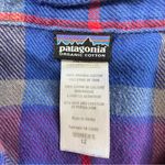 Patagonia Women’s Organic Cotton Long-Sleeved Fjord Flannel Shirt Oasis Blue 12 Photo 9