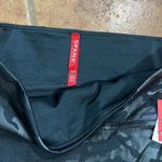 Spanx NWT  Women’s Faux Leather Bike Shorts Black Camo Stretch size XS Photo 1