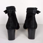 Kate Spade  NY Madelaine Black Suede Ankle Bootie Block Heel Women's 10.5 Photo 3