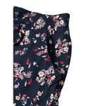 Torrid ‎ Sz 0 Plus Floral Crop Pants Blue Capri Boho Whimsy Sport Romantic Artsy Photo 7