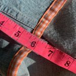 Christopher & Banks Vintage  Orange Gingham Trim Jean Shorts Size 4 Photo 8