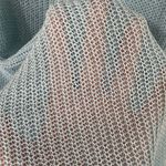 Sheer Knit Tank Top Blue Size M Photo 2