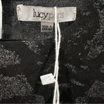 Lucy Paris NWT Black and Grey Sleeveless shirt SIZE L Photo 2