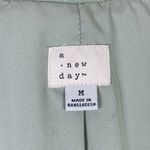 A New Day  Sage Green Linen Blend Single Breasted Casual Blazer Jacket size M Photo 6