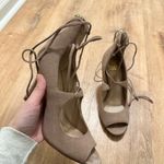 Vince Camuto | Women's Brown Lace-Up Heels Photo 1