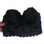 Windsor Black Lace Corset Bustier Top Photo 2