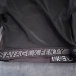 Savage X Fenty Main Player Half Zip Crop Top Mesh Black Small (NO SIZE TAG) Photo 5