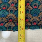 Roller Rabbit  Women's button Keyhole Shirt Top Size Large Peasant Sleeve Ruffles Photo 5