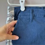 MOTHER Women’s Shaker Prep Fray Pant in Navy and Silver Size 30 Blue Photo 1