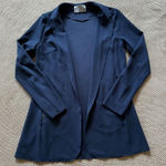 Ruff Hewn  Womens‎ Jacket Blazer Lightweight Stretch Navy Blue Pockets Sz Xs Photo 0