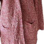 NWT Steve Madden X BB Dakota Long Cardigan Pockets Duster In Rust Red Size M Photo 4
