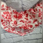 Princess Polly  Juliette Bustier Womens White‎ Pink Floral Cropped Bustier Size 4 Photo 3