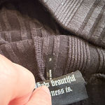 KILLSTAR  Black Ribbed Knitwear size XL Ribbed Soft Goth Punk 31 inches inseam Photo 7