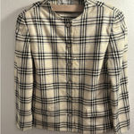 Evan Picone   16  Blazer Jacket Suit‎ Separate Black/White Houndstooth Women Photo 0