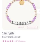NWT Little Words Project ‘Strength’ Bracelet | XS Purple Photo 7