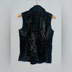 EXPRESS Faux Leather Biker Vest Sz s Photo 0