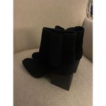 Blondo  Sabina Black Suede Leather Waterproof Ankle Booties Boots, S86 Photo 3