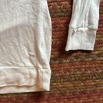 PINK - Victoria's Secret VICTORIAS SECRET PINK WHITE BASIC LONG SLEEVE TEE Photo 2