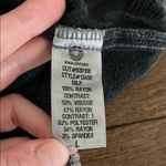 XCVI Charcoal Gray Mixed Media Textured Long Sleeve Top - Size Large Photo 15