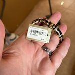 NWT Sequin Bangle Hinge Bracelet Gold Black by Nordstrom Photo 6