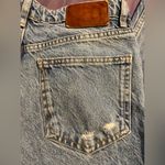 ZARA  Distressed Light Wash Mom Jeans Size 6 Photo 7