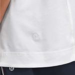 Lululemon Long Cotton Crewneck Tank Top in White Size M Photo 2