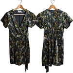 Urban Outfitters Tiger Snake Print Velvet Wrap Mini Dress Women's XS Multi NWOT Photo 2