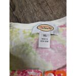 Talbots XL Cardigan Sweater + 4 Matching Tanks Shirts Pink Green Floral Set XL Photo 2