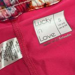 Lucky in Love Shockin' Radiance Ruffle Tiered Multicolor Skirt Skort Size Small Pink Photo 5