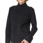 ANINE BING  Size Small Color Black  Army Jacket Black Pockets Zip Photo 0
