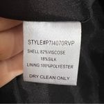 Parker Donatella Velvet Dress Eclipse Blue Sz 2 Long Bell Sleeves REVOLVE Silk Photo 11