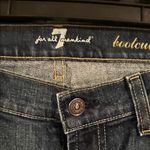 7 For All Mankind  Dark Blue Bootcut Jeans Photo 4