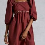 Anthropologie FOREVER THAT GIRL for Cinnabar Puff Sleep Open Back Dress Photo 0