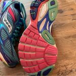 Saucony  Guide 7 10227-3 Blue Pink Running Shoes Lace Up Low Top Womens Size 8 Photo 5