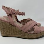 Ted Baker London Taymie Espadrille Wedge Sandals Women's 38 US 7.5 Pink NWOB Photo 2