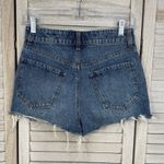 Aeropostale  "Mom Short" Pleated Front High Waisted Cutoff Jean Shorts-2 Photo 1