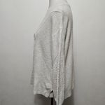 Lucky Brand  Light Gray Cable Knit Sweater Size Medium Photo 2