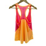 Old Navy  Active Neon‎ Pink Orange Racerback Tank Top M Semi Fitted NWT Gym Yoga Photo 4