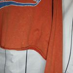 Forever 21  Williamsburg Burnt Orange Cropped Retro Sweatshirt Photo 4