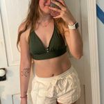 Kona Sol  Olive Green bikini Top Photo 1